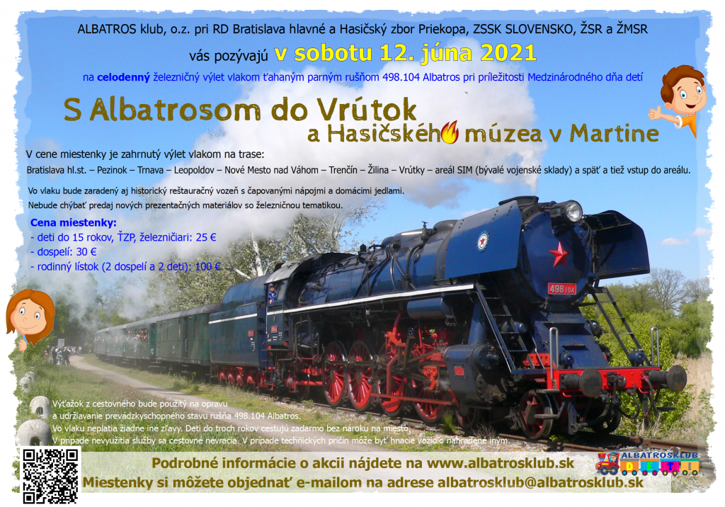 MDD jazda s Albatrosom 498.104, QR