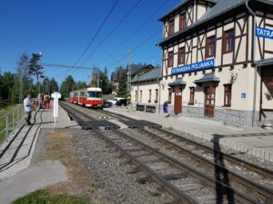 Historická električka Trojča Veterán klubu železníc Poprad