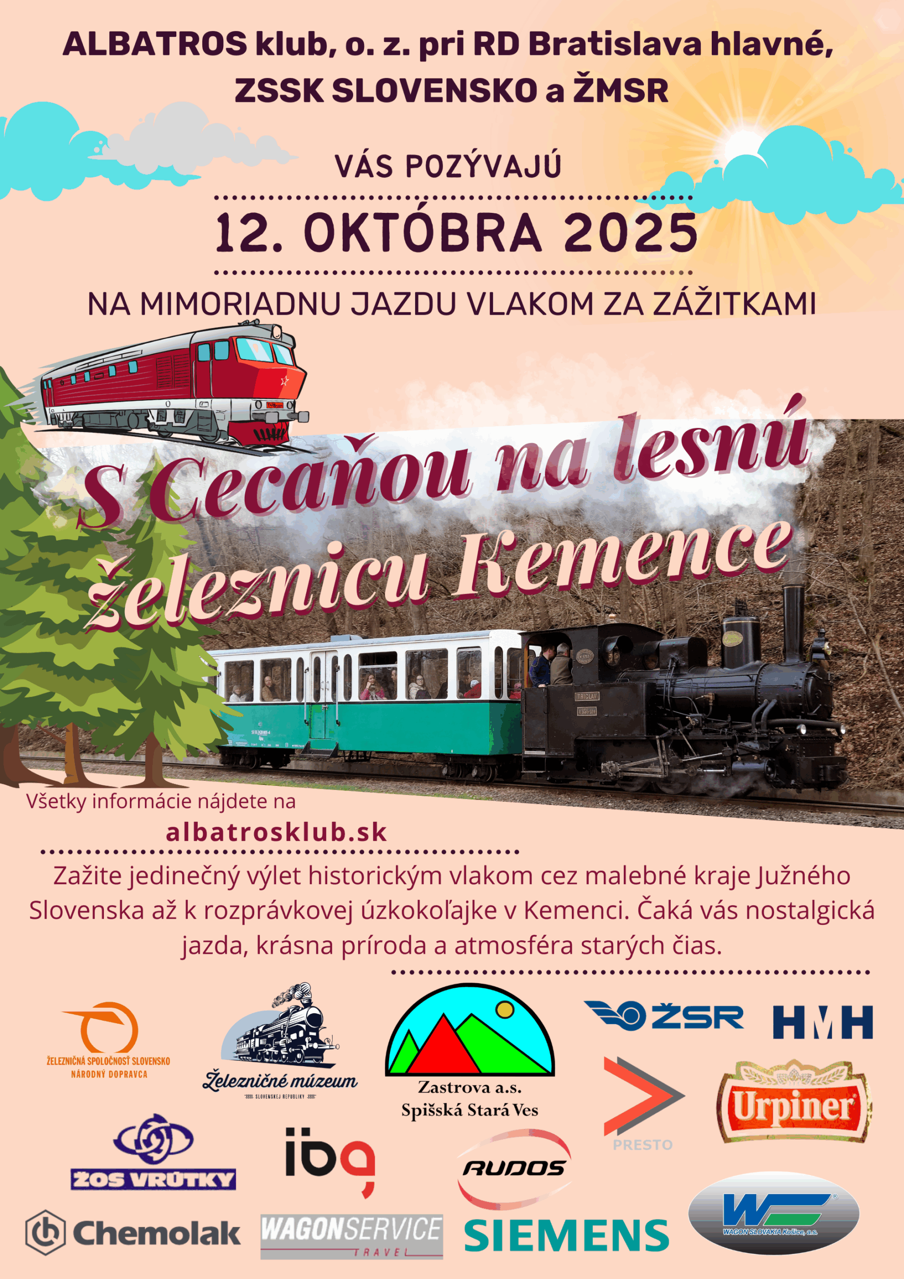 Mimoriadna jazda na Lesnú železnicu Kemence.