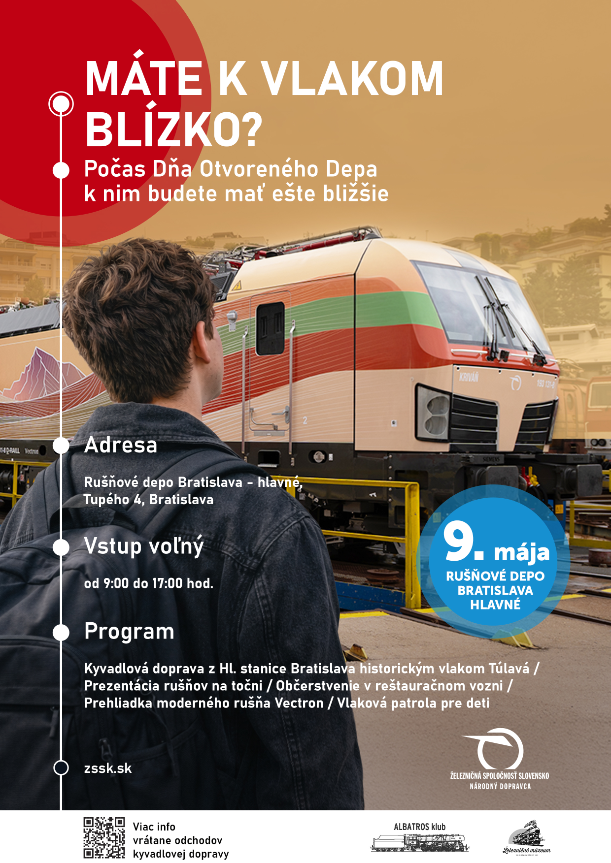 Deň otvorených dverí v Rušňovom depe Bratislava hlavné
