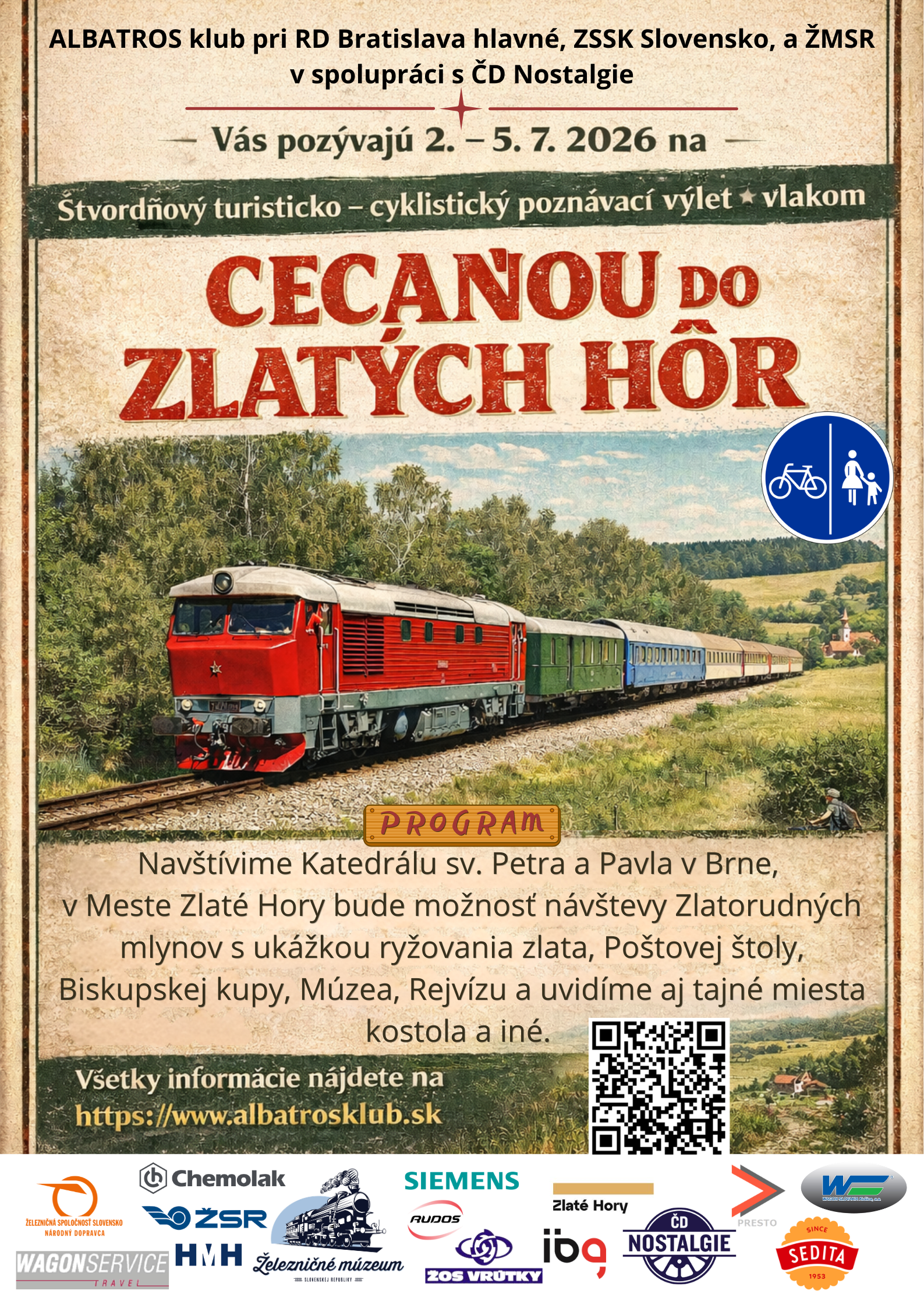 Cecaňou do Zlatých Hôr