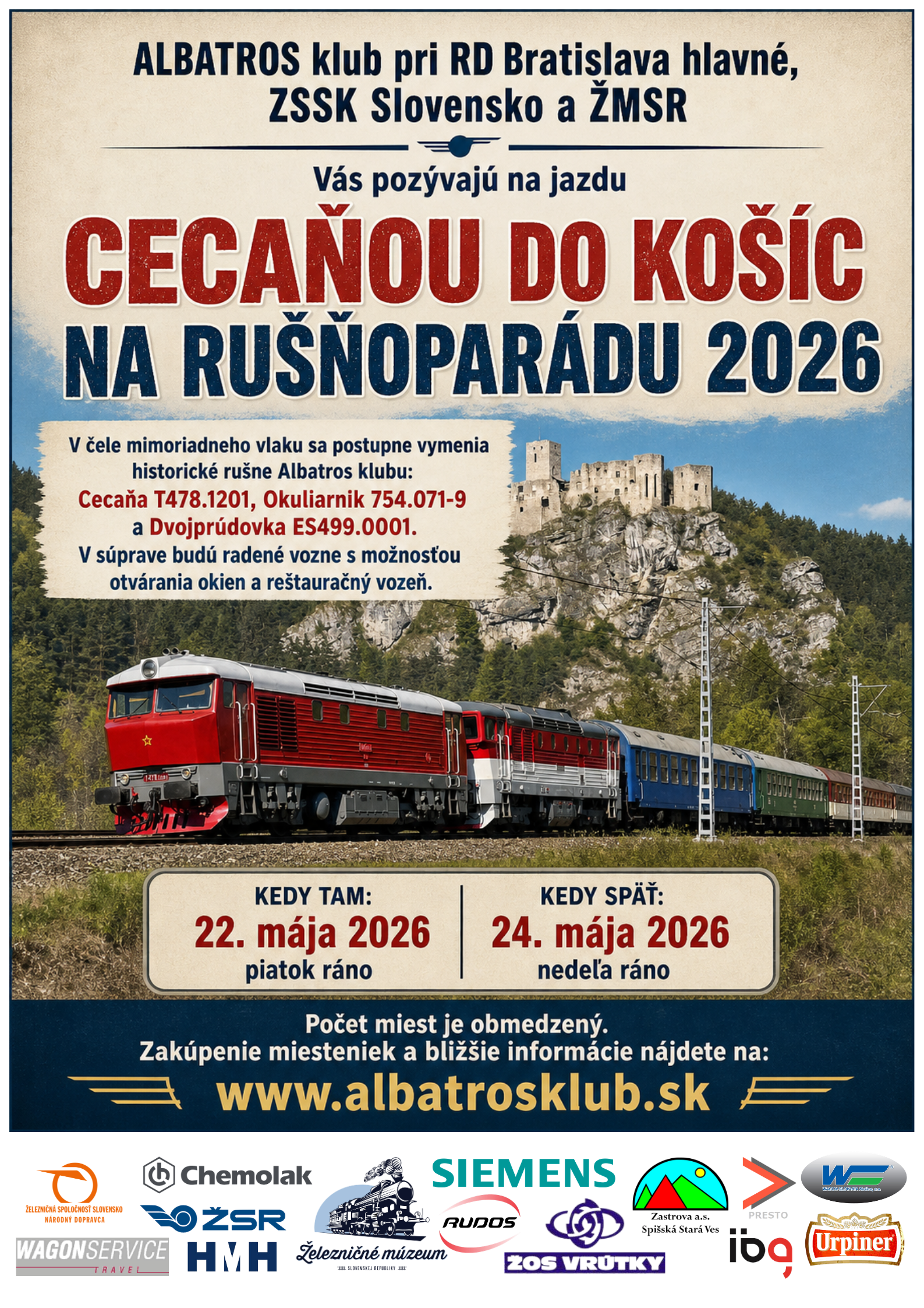 Rušňoparáda 2026
